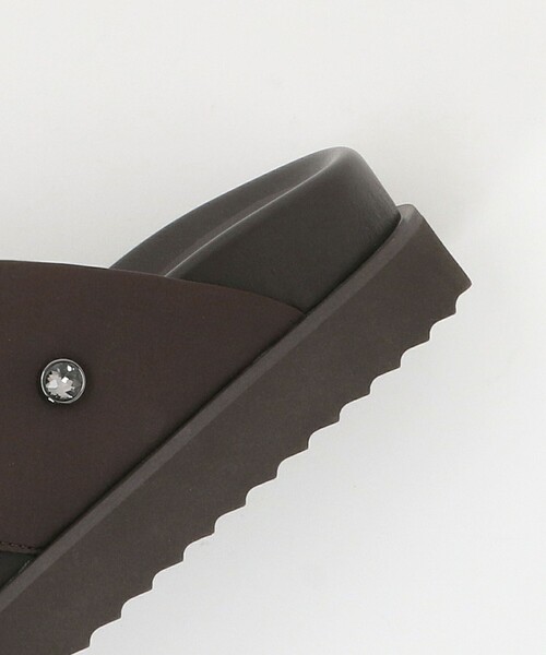 UNITED ARROWS(ユナイテッドアローズ)の「サテン クロス ビジュー ミュール/サンダル(サンダル・レディース・ベージュ/ブラック/ダークブラウン・38/37/36/35)」の22枚目の写真