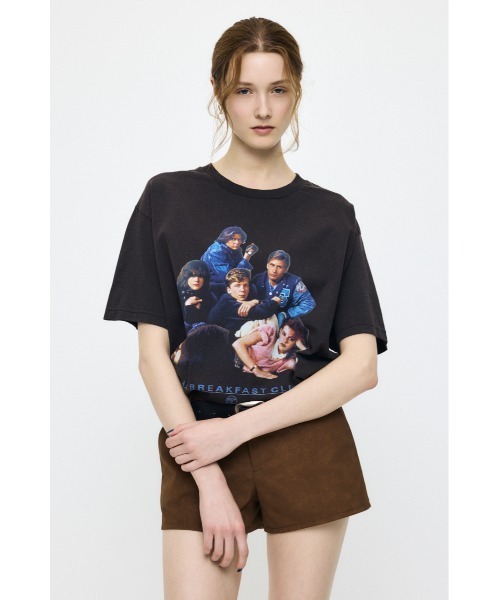 MOUSSY(マウジー)の「FD THE BREAKFAST CLUB Tシャツ(Tシャツ/カットソー・レディース・ホワイト/ブラック・FREE)」の10枚目の写真