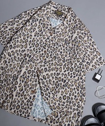 HOUSTON（ヒューストン）の「【UNIVERD72】All-Over Print Open-Collar Shirt /【ユニバード72】総柄オープンカラーシャツ アロハシャツ メンズ  半袖 トップス 開襟シャツ（シャツ/ブラウス）」