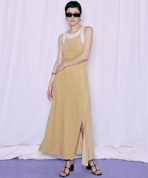 Tank Set Pile Flare Dress/タンク付パイルフレアワンピース