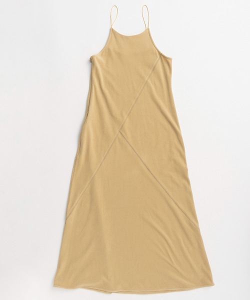MAISON SPECIAL（メゾンスペシャル）の「Tank Set Pile Flare Dress/タンク付パイルフレアワンピース（ワンピース・レディース・ブルー/イエロー/ブラック・38/36）」の4枚目の写真