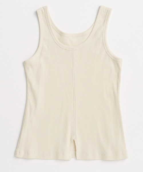 MAISON SPECIAL（メゾンスペシャル）の「Tank Set Pile Flare Dress/タンク付パイルフレアワンピース（ワンピース・レディース・ブルー/イエロー/ブラック・38/36）」の6枚目の写真