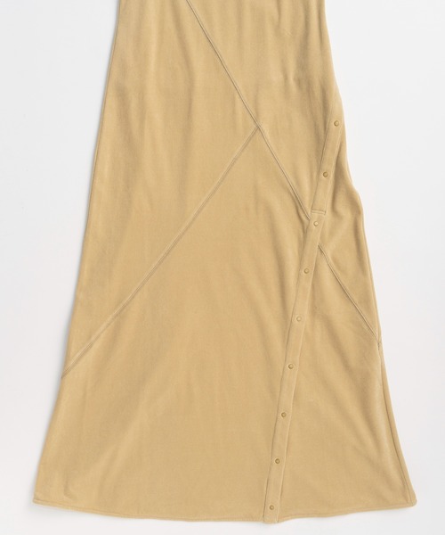 MAISON SPECIAL（メゾンスペシャル）の「Tank Set Pile Flare Dress/タンク付パイルフレアワンピース（ワンピース・レディース・ブルー/イエロー/ブラック・38/36）」の7枚目の写真
