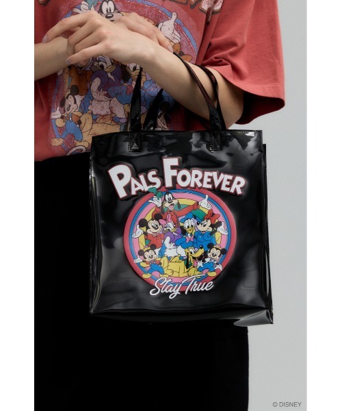 Disney SERIES CREATED by MUS（ディズニーシリーズクリエイテッドバイエムユーエス）の「MD PVC トートバッグ（トートバッグ・レディース・レッド/ブラック/ライトブルー/クリア・FREE）」の2枚目の写真