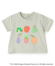 ERIC CARLE（エリックカール）の「【はらぺこあおむし】フルーツアップリケ半袖Tシャツ（その他ベビーウェア）」