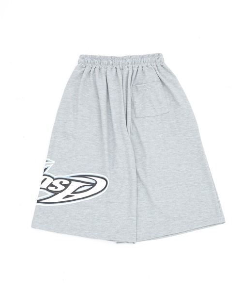 a.p.o.v.（エーピーオービー）の「a.p.o.v. アシンメトリービッググラフィックロゴポンチスウェットバギーハーフパンツ（スウェットパンツ・メンズ・ホワイト/ブラック/グレー・ONESIZE）」の11枚目の写真