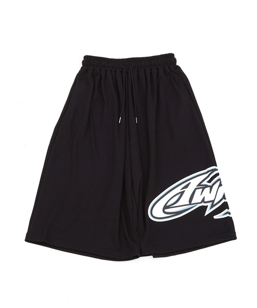 a.p.o.v.（エーピーオービー）の「a.p.o.v. アシンメトリービッググラフィックロゴポンチスウェットバギーハーフパンツ（スウェットパンツ・メンズ・ホワイト/ブラック/グレー・ONESIZE）」の15枚目の写真