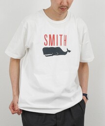 BARNS OUTFITTERS | 【BARNS OUTFITTERS】別注 SMITH プリントTシャツ 26SS(Tシャツ/カットソー)