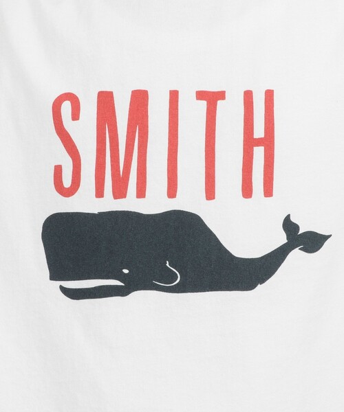 BARNS OUTFITTERS(バーンズアウトフィッターズ)の「【BARNS OUTFITTERS】別注 SMITH プリントTシャツ 26SS(Tシャツ/カットソー・メンズ・グレー/イエロー/ホワイト・S/M/L)」の12枚目の写真