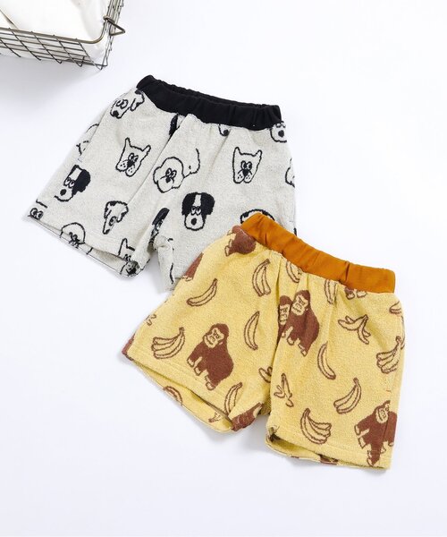 BREEZE(ブリーズ)の「【再入荷/リンク】総柄パイルパンツ_セットアップ可(その他パンツ・キッズ・イエロー/アイボリー・110/120/80/90/100/130)」の3枚目の写真