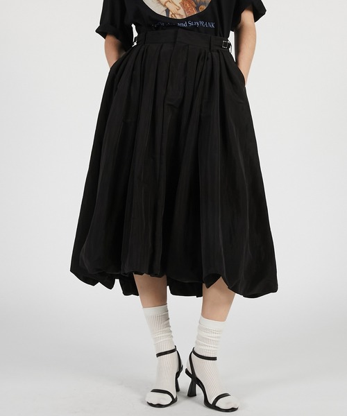 PRANK PROJECT（プランクプロジェクト）の「【2026Summer Pre-Order】ボリュームバルーンミディスカート / Volume Balloon Midi Skirt（スカート・レディース・ブラック/アイボリー・36/38）」の13枚目の写真