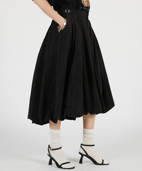 PRANK PROJECT（プランクプロジェクト）の「【2026Summer Pre-Order】ボリュームバルーンミディスカート / Volume Balloon Midi Skirt（スカート・レディース・ブラック/アイボリー・36/38）」の15枚目の写真
