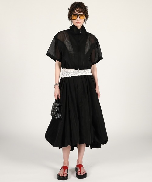 PRANK PROJECT（プランクプロジェクト）の「【2026Summer Pre-Order】ボリュームバルーンミディスカート / Volume Balloon Midi Skirt（スカート・レディース・ブラック/アイボリー・36/38）」の3枚目の写真