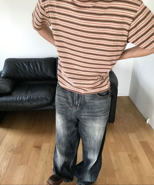 LEIRE（ルアール）の「エッセンシャルワイドデニムパンツ[ウォッシュグレー]（デニムパンツ・メンズ・その他・MEDIUM/LARGE/X-LARGE）」の8枚目の写真