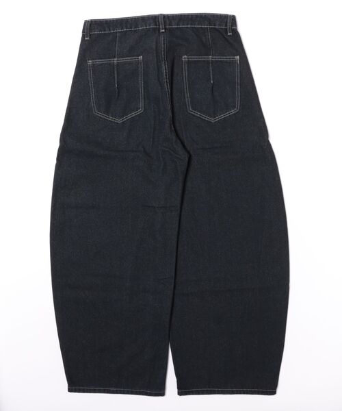 JOHNNY WOLF(ジョニーウルフ)の「HARNET ワイドバギー バレル ワンウォッシュ デニムパンツ(デニムパンツ・メンズ・ブラック・M/S/L)」の9枚目の写真