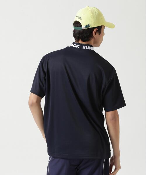 Jack Bunny!!(ジャックバニー)の「【Jack Bunny!!】ロゴジャガード半袖モックネックカットソー(Tシャツ/カットソー・メンズ・ホワイト/ネイビー・MEDIUM/LARGE/X-LARGE)」の10枚目の写真
