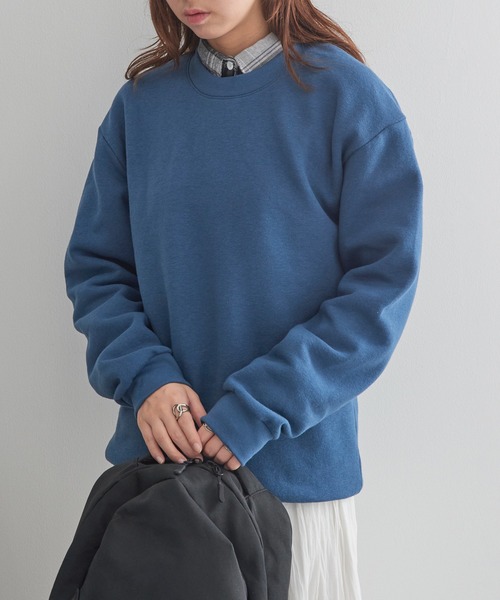 American Apparel(アメリカンアパレル)の「【American Apparel】7.6oz ユニセックス スウェットシャツ RF496 MURS(スウェット・メンズ・グレイッシュベージュ/ブラウン/ブラック/ヘザーグレー/ダークインディゴブルー/ライトピンク/オリーブ/チャコールグレー・M/XL/2XL/S/L)」の7枚目の写真