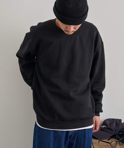 American Apparel(アメリカンアパレル)の「【American Apparel】7.6oz ユニセックス スウェットシャツ RF496 MURS(スウェット・メンズ・グレイッシュベージュ/ブラウン/ブラック/ヘザーグレー/ダークインディゴブルー/ライトピンク/オリーブ/チャコールグレー・M/XL/2XL/S/L)」の9枚目の写真
