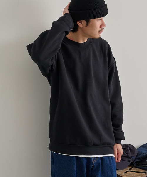 American Apparel(アメリカンアパレル)の「【American Apparel】7.6oz ユニセックス スウェットシャツ RF496 MURS(スウェット・メンズ・グレイッシュベージュ/ブラウン/ブラック/ヘザーグレー/ダークインディゴブルー/ライトピンク/オリーブ/チャコールグレー・M/XL/2XL/S/L)」の11枚目の写真