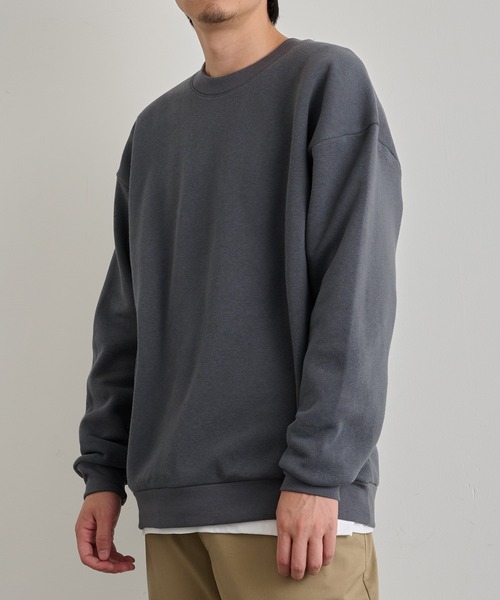 American Apparel(アメリカンアパレル)の「【American Apparel】7.6oz ユニセックス スウェットシャツ RF496 MURS(スウェット・メンズ・グレイッシュベージュ/ブラウン/ブラック/ヘザーグレー/ダークインディゴブルー/ライトピンク/オリーブ/チャコールグレー・M/XL/2XL/S/L)」の15枚目の写真