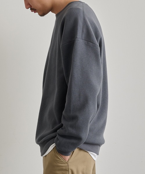 American Apparel(アメリカンアパレル)の「【American Apparel】7.6oz ユニセックス スウェットシャツ RF496 MURS(スウェット・メンズ・グレイッシュベージュ/ブラウン/ブラック/ヘザーグレー/ダークインディゴブルー/ライトピンク/オリーブ/チャコールグレー・M/XL/2XL/S/L)」の17枚目の写真