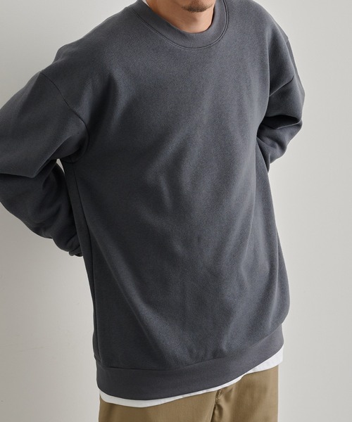 American Apparel(アメリカンアパレル)の「【American Apparel】7.6oz ユニセックス スウェットシャツ RF496 MURS(スウェット・メンズ・グレイッシュベージュ/ブラウン/ブラック/ヘザーグレー/ダークインディゴブルー/ライトピンク/オリーブ/チャコールグレー・M/XL/2XL/S/L)」の16枚目の写真