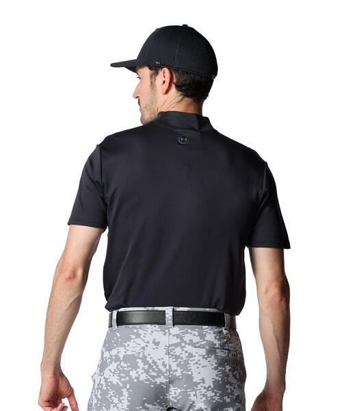 UNDER ARMOUR(アンダーアーマー)の「UAドライブ クール プロ モックネック シャツ(ゴルフ/メンズ)(ポロシャツ・メンズ・ブラック・M/XL/3XL/2XL/L/S)」の2枚目の写真