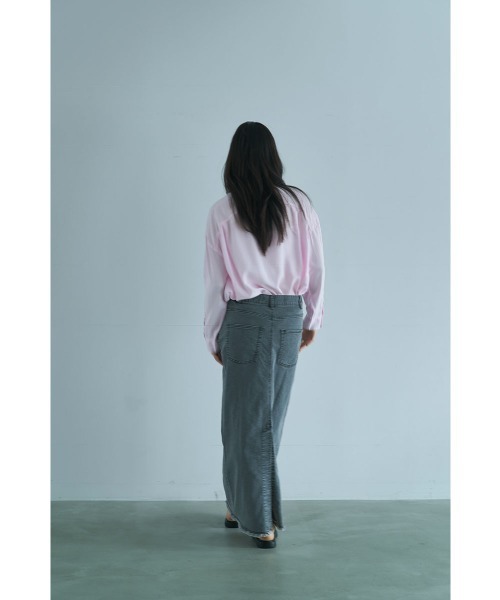 marjour(マージュール)の「10OZ STRETCH DENIM WRAP SKIRT(デニムスカート・レディース・グレー/ライトブルー・M)」の18枚目の写真