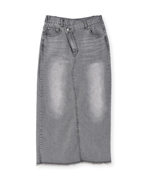 marjour(マージュール)の「10OZ STRETCH DENIM WRAP SKIRT(デニムスカート・レディース・グレー/ライトブルー・M)」の20枚目の写真