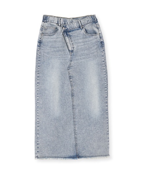 marjour(マージュール)の「10OZ STRETCH DENIM WRAP SKIRT(デニムスカート・レディース・グレー/ライトブルー・M)」の21枚目の写真