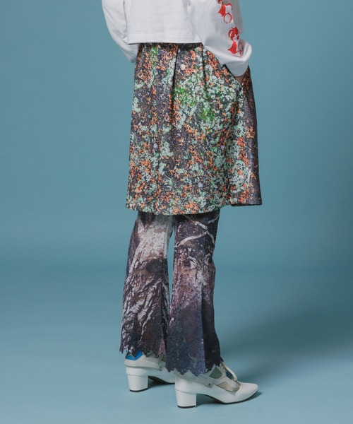 NON TOKYO(ノントーキョー)の「NON TOKYO/ノントーキョー/プリントリブワイドショーツ(その他パンツ・レディース・ピンク/その他2/その他・F)」の12枚目の写真