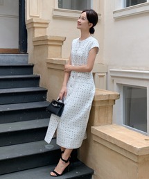 BIRTHDAY BASH（バースデイバッシュ）の「SUMMER TWEED I LINE DRESS（ワンピース）」