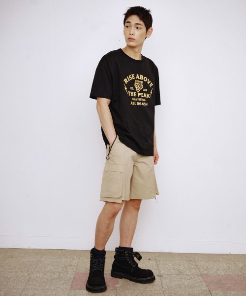KALAPATTHAR(カラパタール)の「NYLON RIPSTOP INCISION BELTED CARGO POCKET SHORTS - BEIGE(その他パンツ・メンズ・その他・MEDIUM/LARGE)」の3枚目の写真