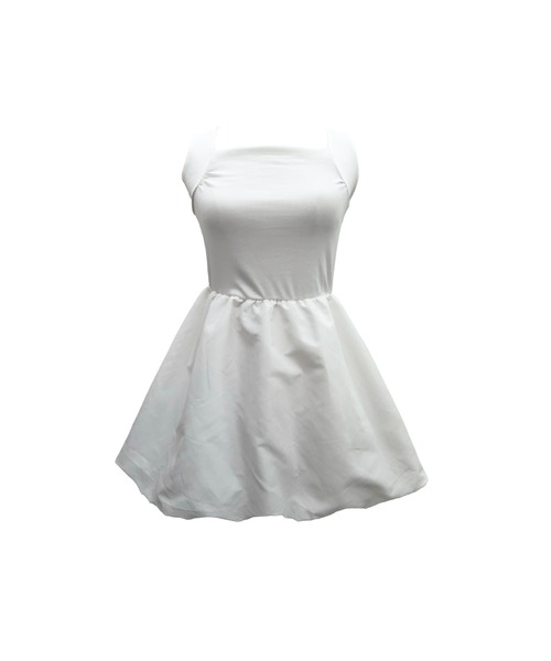 ALLuRing ChaRm（アリュリングチャーム）の「Balloon Camisole Dress / バルーンキャミワンピース（ワンピース・レディース・ブラック/ホワイト・FREE）」の16枚目の写真