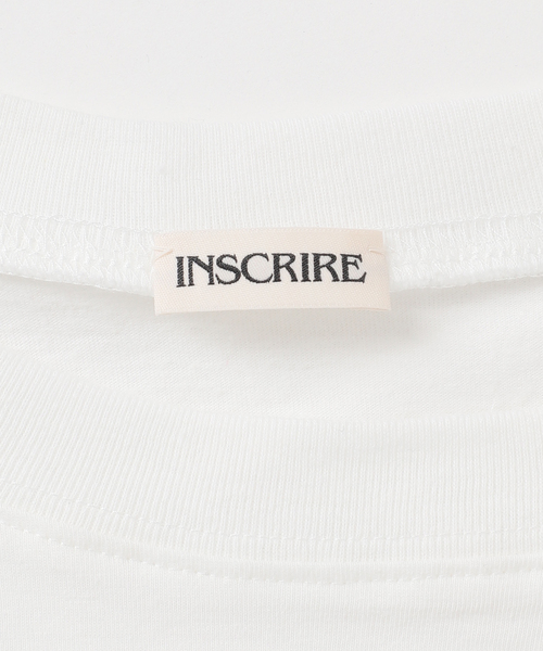 INSCRIRE(アンスクリア)の「INSCRIRE アンスクリア Hybrid Lingerie Tシャツ I26SS-CUT17(Tシャツ/カットソー・レディース・ブラック/ホワイト・FREE)」の20枚目の写真
