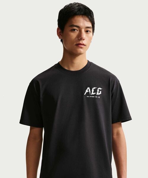 ACG(エィシージー)の「ナイキ ACG メンズ Dri-FIT Tシャツ / Nike ACG Men's Dri-FIT T-Shirt IH1315-010 Black(Tシャツ/カットソー・メンズ・ブラック・XL/S/M/L/2XL)」の3枚目の写真