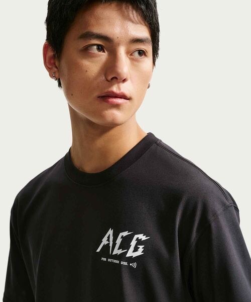 ACG(エィシージー)の「ナイキ ACG メンズ Dri-FIT Tシャツ / Nike ACG Men's Dri-FIT T-Shirt IH1315-010 Black(Tシャツ/カットソー・メンズ・ブラック・XL/S/M/L/2XL)」の4枚目の写真