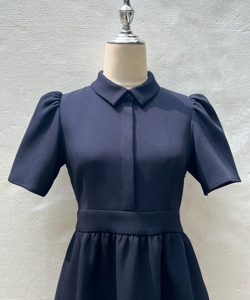 BIRTHDAY BASH(バースデイバッシュ)の「ILEHEM SHIRT DRESS(イレヘムシャツドレス)(ワンピース・レディース・ネイビー・LARGE/MEDIUM/SMALL)」の4枚目の写真