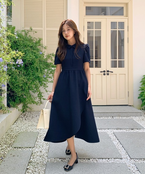 BIRTHDAY BASH(バースデイバッシュ)の「ILEHEM SHIRT DRESS(イレヘムシャツドレス)(ワンピース・レディース・ネイビー・LARGE/MEDIUM/SMALL)」の8枚目の写真