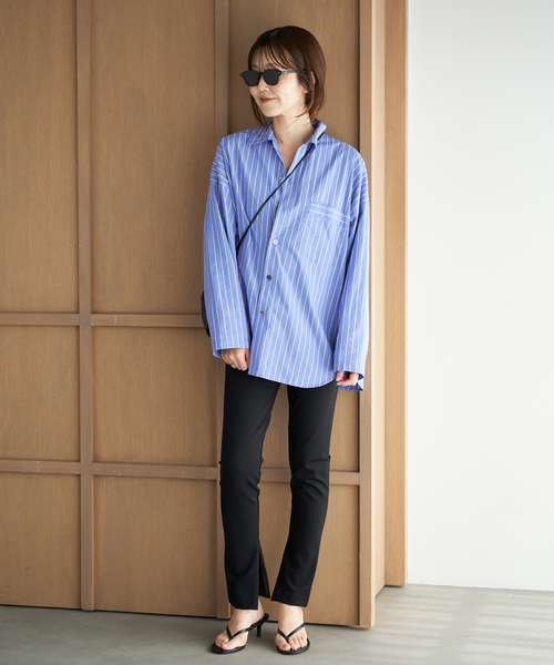 plage（プラージュ）の「《WEB限定追加》Zip Skinny パンツ 2（その他パンツ・レディース・ブラック・38/36）」の9枚目の写真