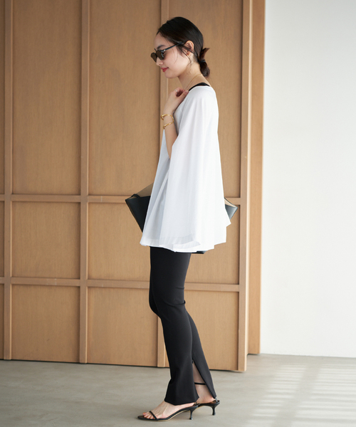 plage（プラージュ）の「《WEB限定追加》Zip Skinny パンツ 2（その他パンツ・レディース・ブラック・38/36）」の18枚目の写真