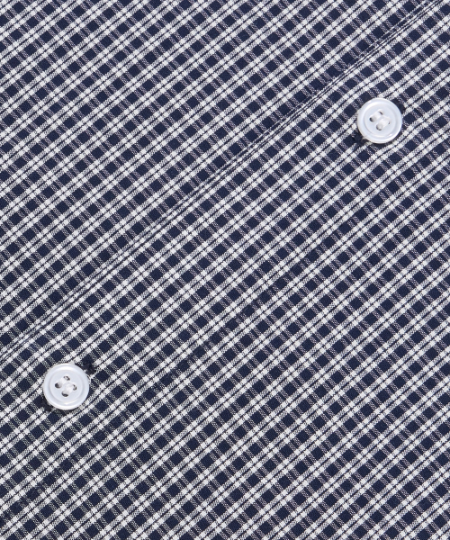 AGOD（エージーオーディー）の「クロップハーフチェックシャツ[ネイビー]（シャツ/ブラウス・レディース・その他・SMALL/MEDIUM/LARGE）」の8枚目の写真