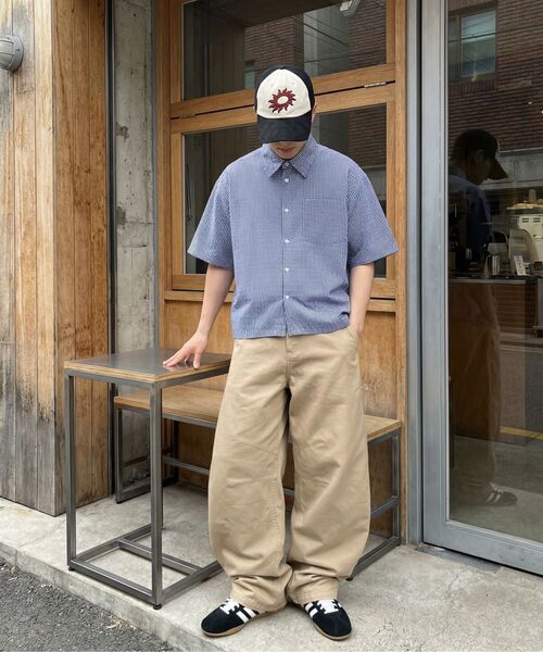 AGOD（エージーオーディー）の「クロップハーフチェックシャツ[ネイビー]（シャツ/ブラウス・レディース・その他・SMALL/MEDIUM/LARGE）」の12枚目の写真