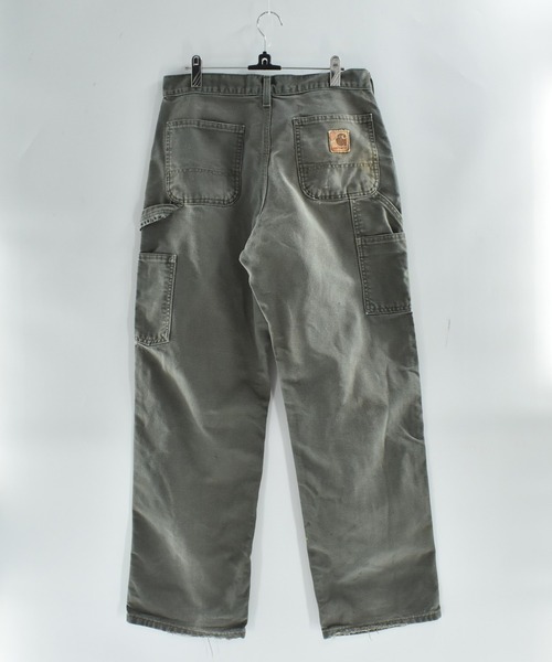 Carhartt（カーハート）の「【USED】Carhartt ペインター ダックパンツ（カーゴパンツ・メンズ・モスグリーン・MEDIUM）」の10枚目の写真