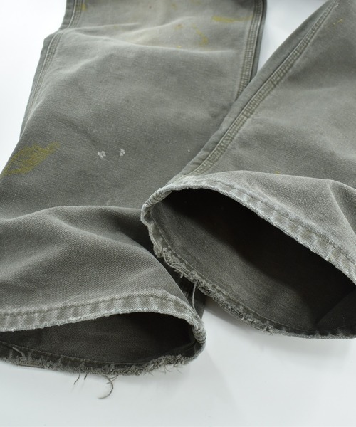 Carhartt（カーハート）の「【USED】Carhartt ペインター ダックパンツ（カーゴパンツ・メンズ・モスグリーン・MEDIUM）」の4枚目の写真