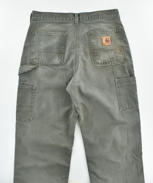 Carhartt（カーハート）の「【USED】Carhartt ペインター ダックパンツ（カーゴパンツ・メンズ・モスグリーン・MEDIUM）」の6枚目の写真