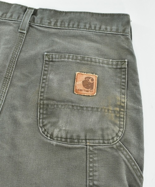 Carhartt（カーハート）の「【USED】Carhartt ペインター ダックパンツ（カーゴパンツ・メンズ・モスグリーン・MEDIUM）」の7枚目の写真