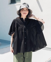 URBAN RESEARCH DOORS | 『WEB/一部店舗限定カラー』コットンボイルピンタックフレアスリーブブラウス(シャツ/ブラウス)