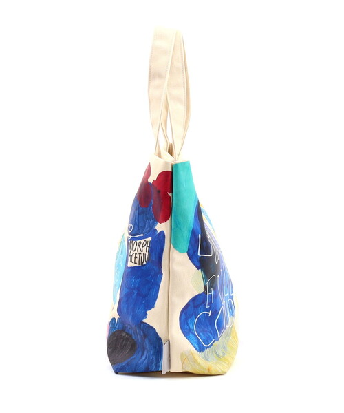 COOCO(クーコ)の「【kiki creative×COOCO】Artist Collection colorful print キャンバストートバッグ/A4対応(トートバッグ・レディース・ブルー/ブラック/ピンク・FREE)」の14枚目の写真
