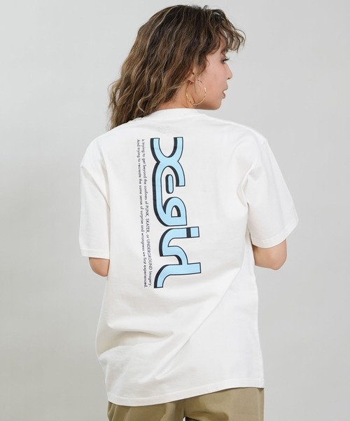 セール】X-GIRL/エックスガール 半袖 Tシャツ バックプリント